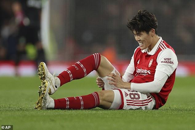 Takehiro Tomiyasu diz sakatlığı Arsenal'i zorladı