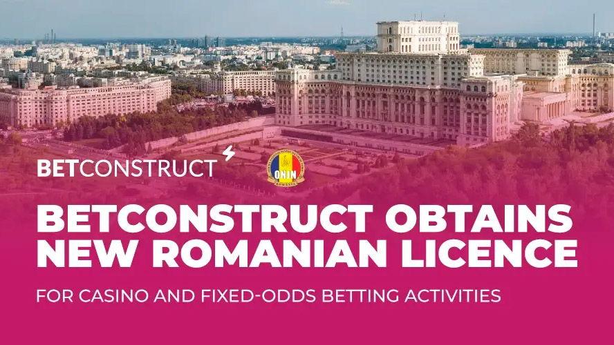 BetConstruct Romanya uzaktan kumar lisansı