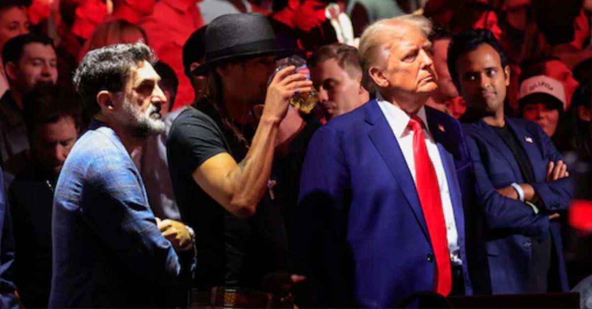 Donald Trump attends UFC 309, sparking interest in politics and sports, with potential implications for golf and global sports economy.