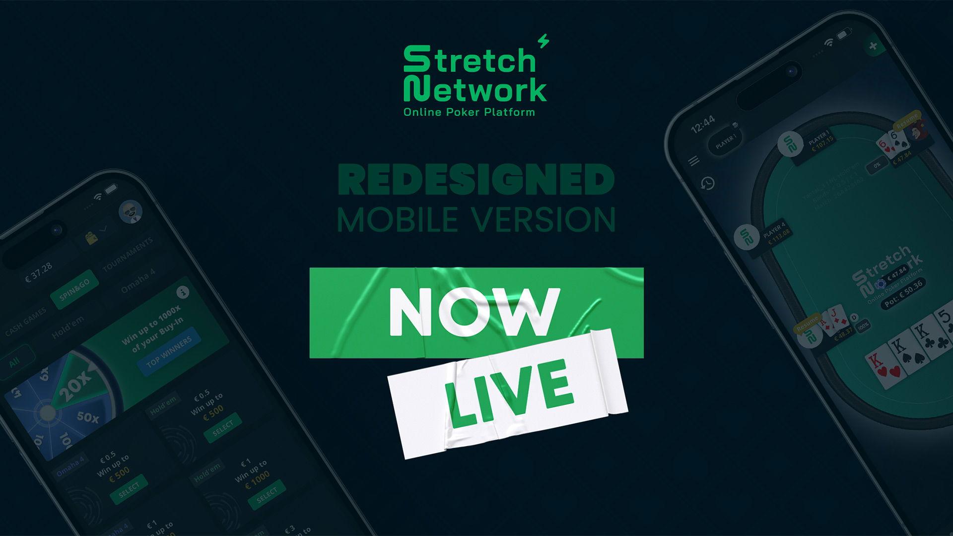 Stretch Network mobil versiyonu