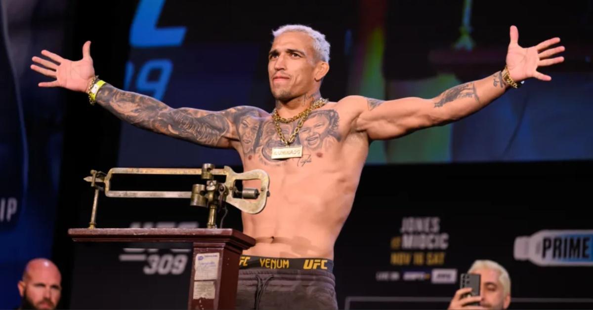 Charles Oliveira aims for the BMF title against Max Holloway during International Fight Week, while also eyeing a rematch with Islam Makhachev.