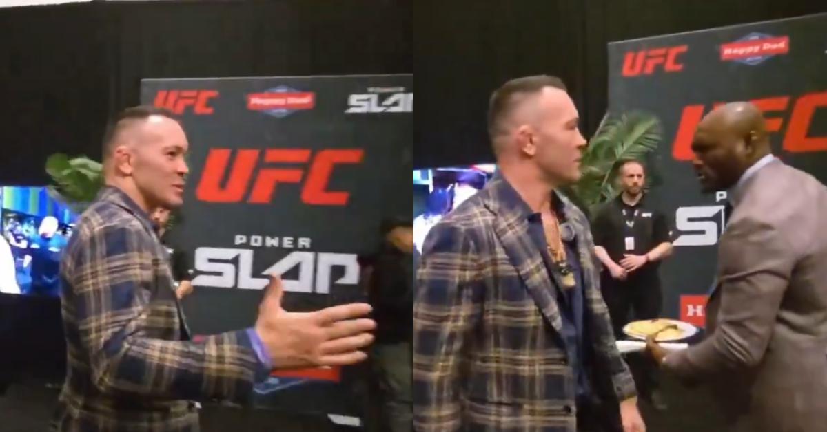 Colby Covington and Kamaru Usman shared an awkward exchange at UFC Vegas 102, hinting at a possible end to their long-standing rivalry.